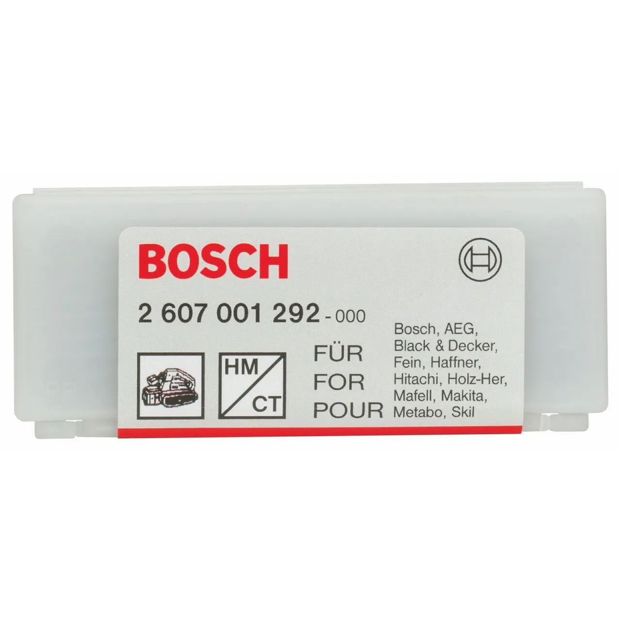 Bosch 2607001292 fer de rabot carbure 82 mm